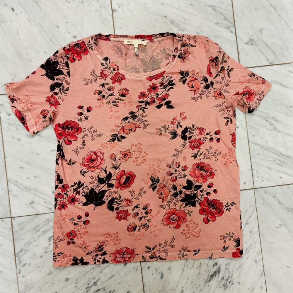 Maje women’s floral tee. Size 1. Excellent condition